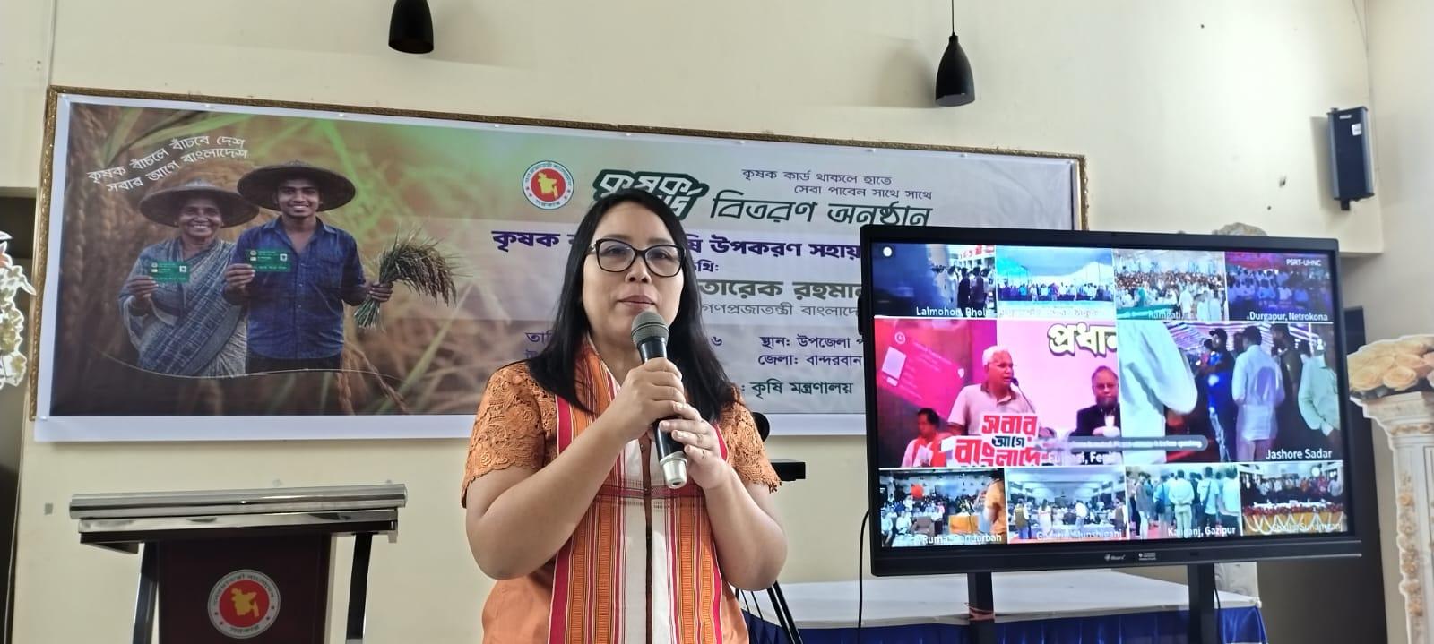 ধর্ম-বর্ণ নির্বিশেষে প্রকৃত গরিবরাই সরকারের সহায়তা পাবে- মাধবী মারমা এমপি
